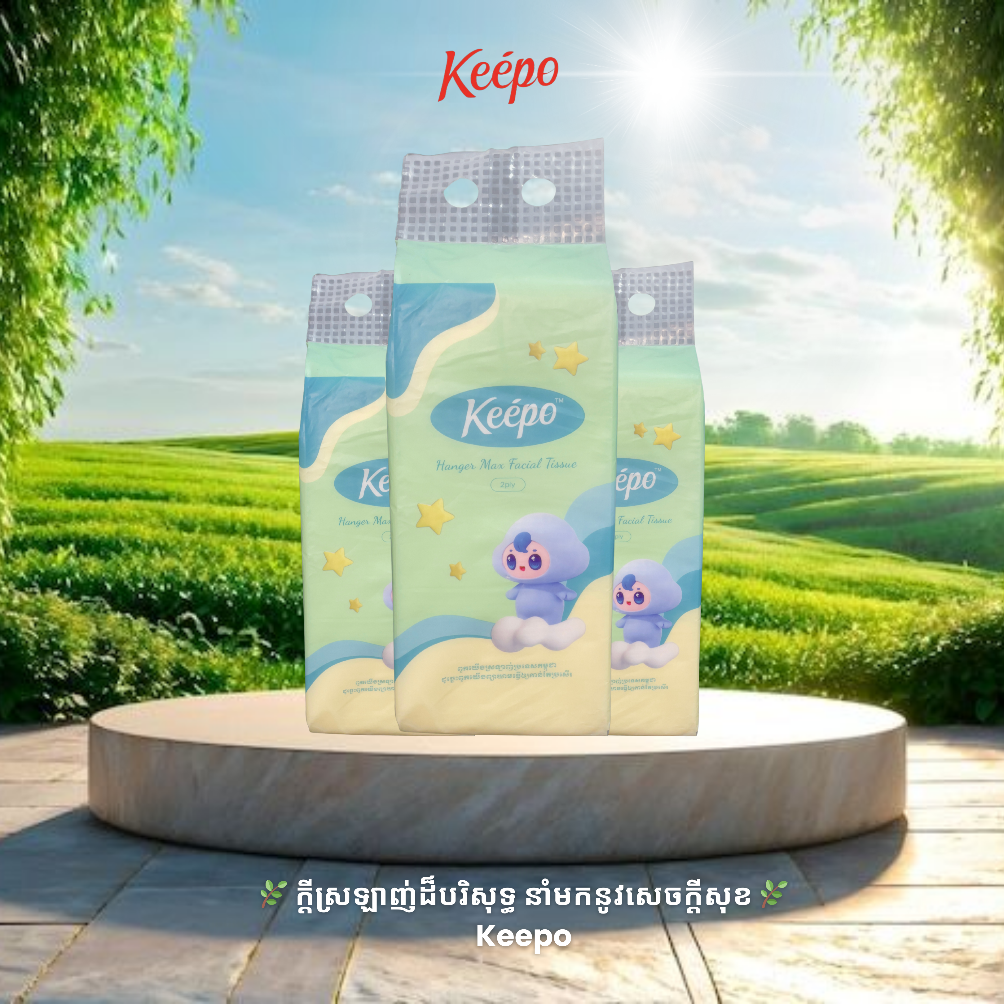 Hang Facial Tissue
